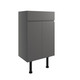 Avari Civray Basin Unit Fascia Onyx Grey Gloss 500mm Avari Civray Basin Unit Fascia Onyx Grey Gloss 500mm